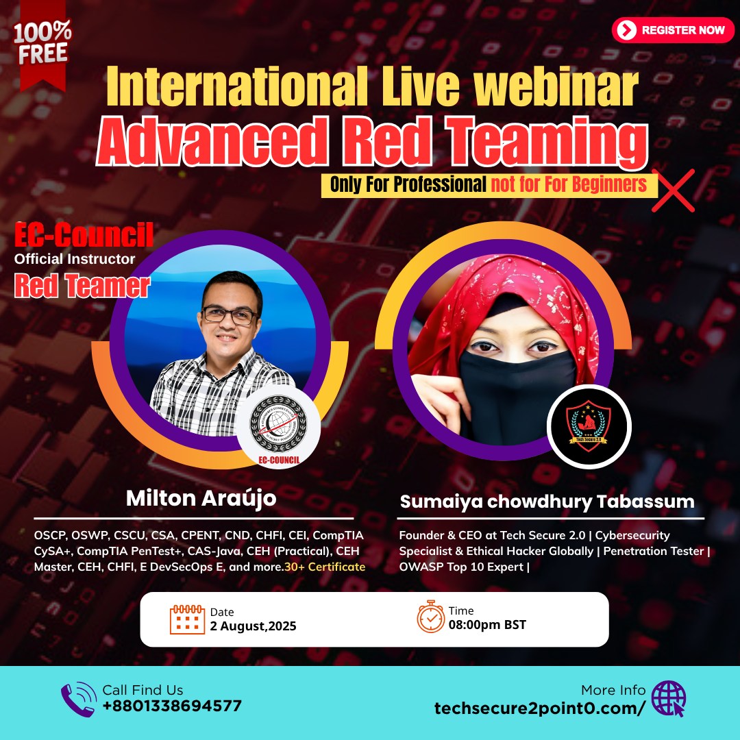 Advanced Red Teaming Webinar